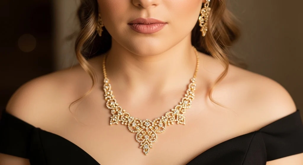 Styling accessories for black wedding dress