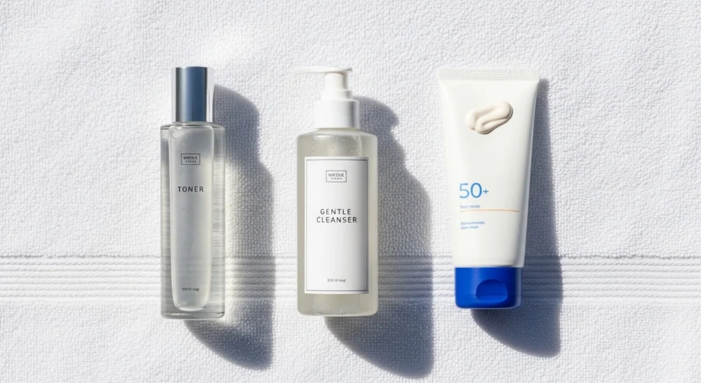 Basic skincare kit for beginners