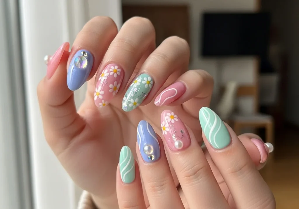 Trendy manicure ideas with cute nail designs and glossy polish