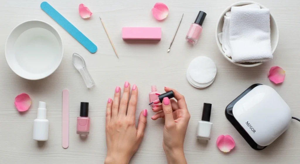 A DIY pink manicure can be simple and fun with the right tools and techniques.
