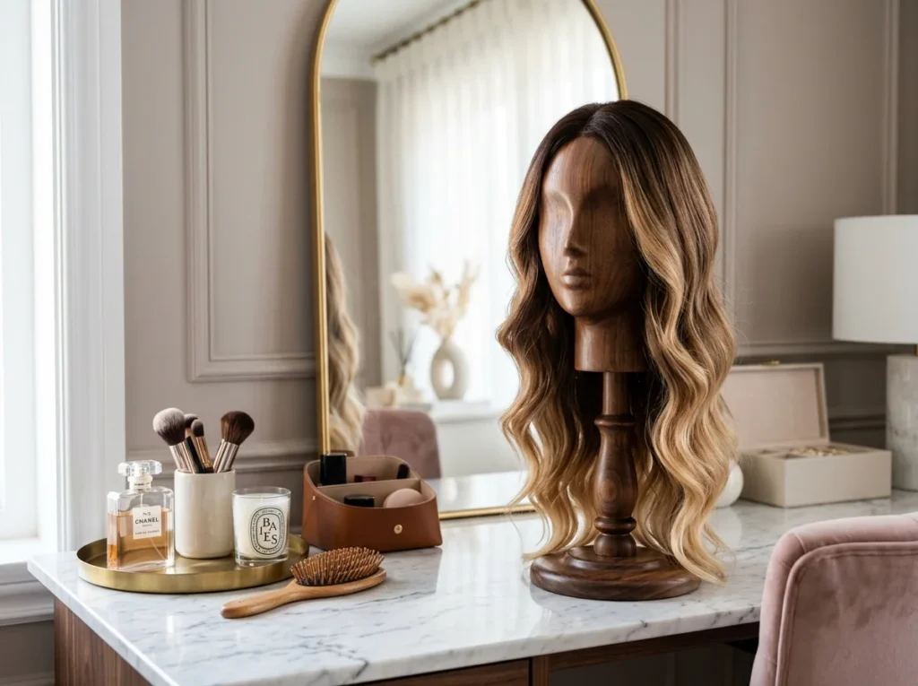 Proper daily maintenance and storage for ombre wigs.