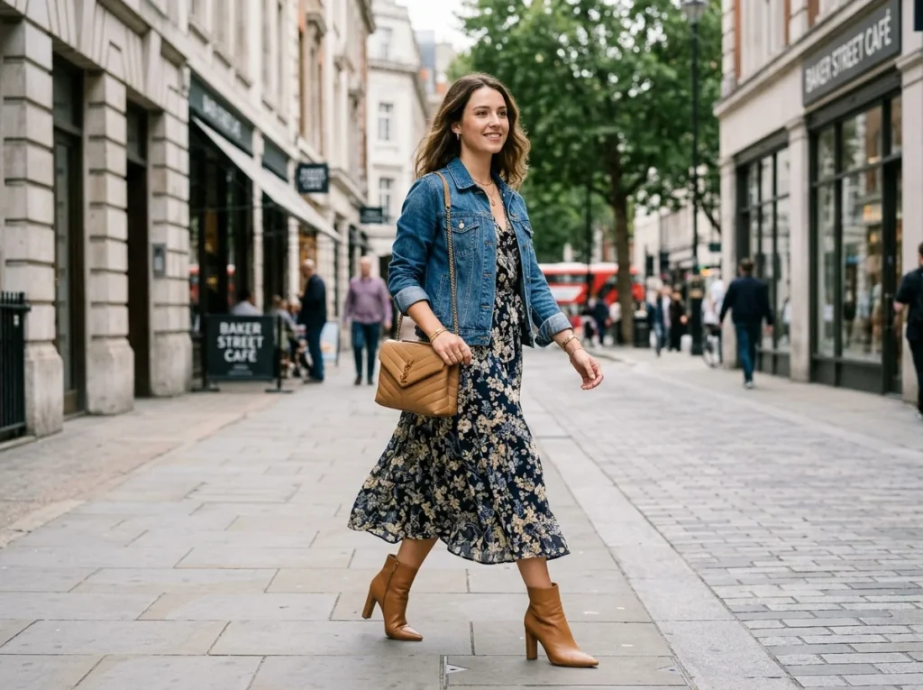Elegant floral maxi dresses in the category of western outfits for women.