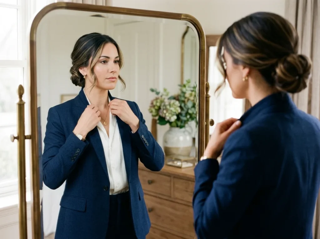 Preparing the perfect interview outfits for women for a first impression.