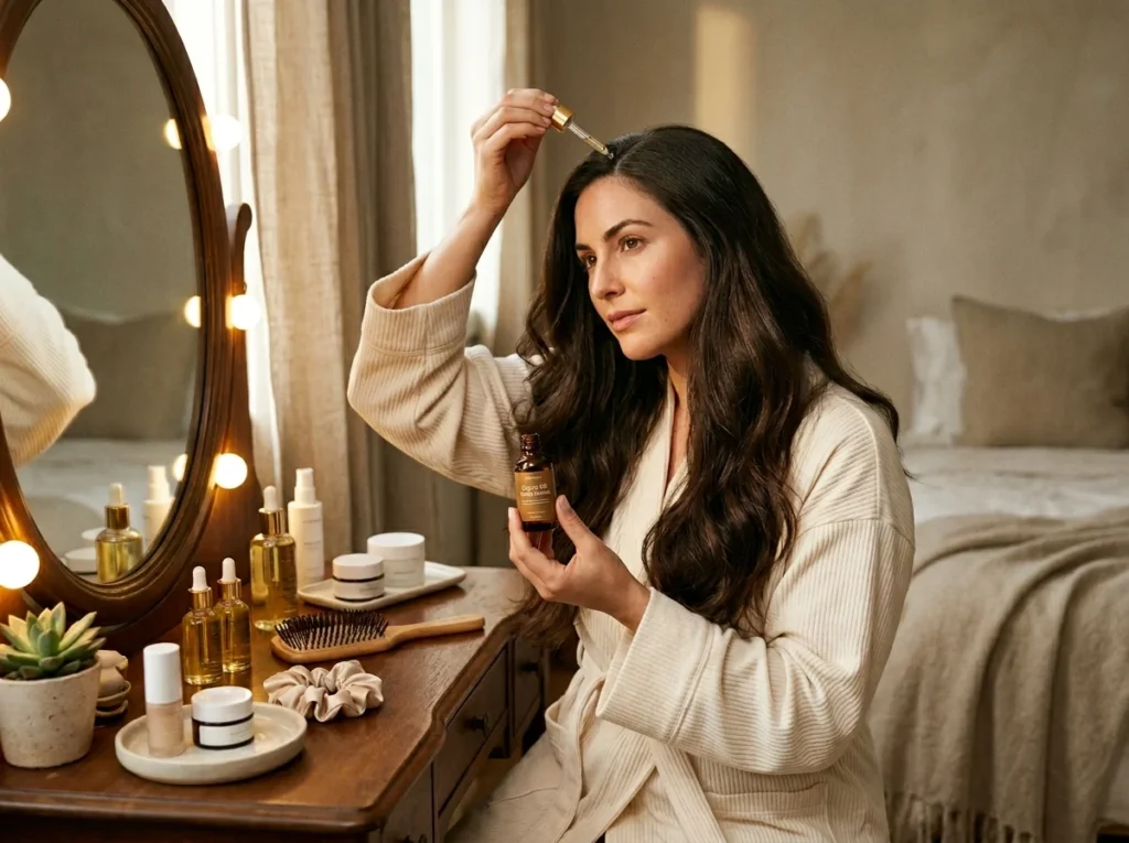 Castor Oil Serums for boosting healthy everyday hair growth