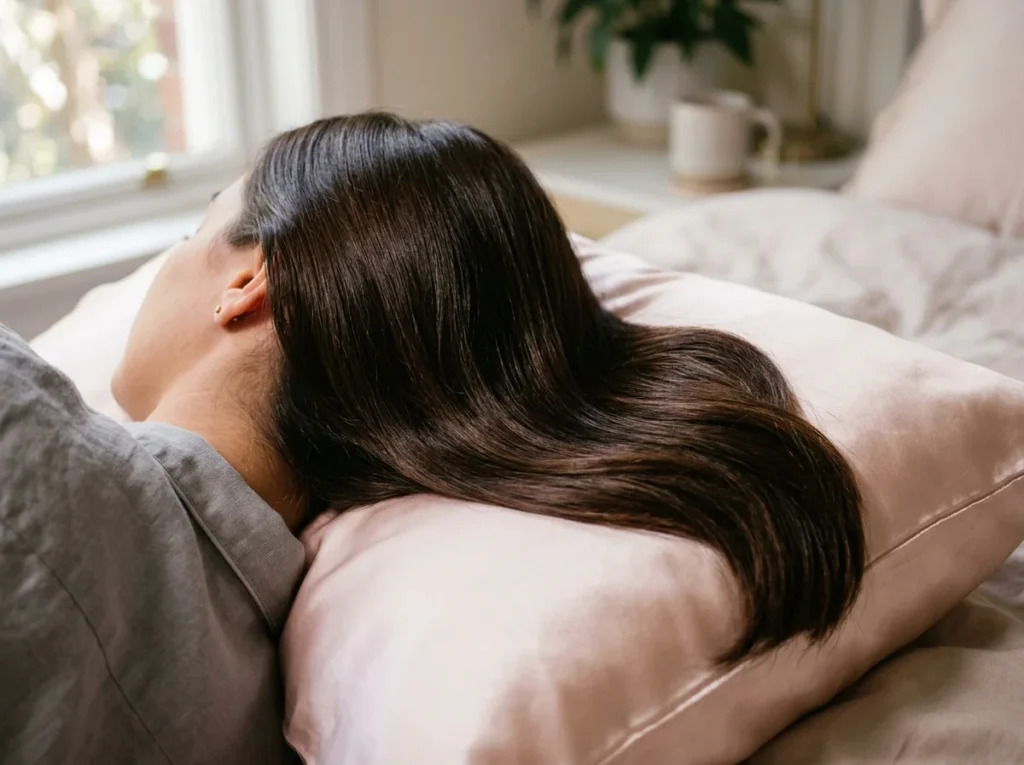 Healthy diet for hair growth tips featuring protein-rich superfoods.