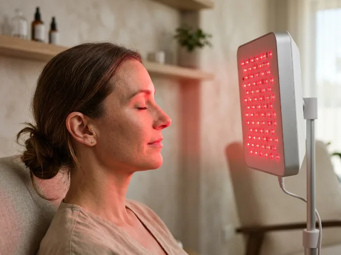 How red light therapy works on the skin