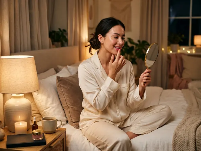 Overnight lip treatment for soft healthy lips in winter