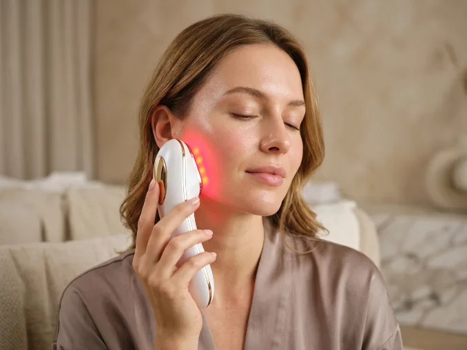 Red light therapy for collagen support and firmer-looking skin