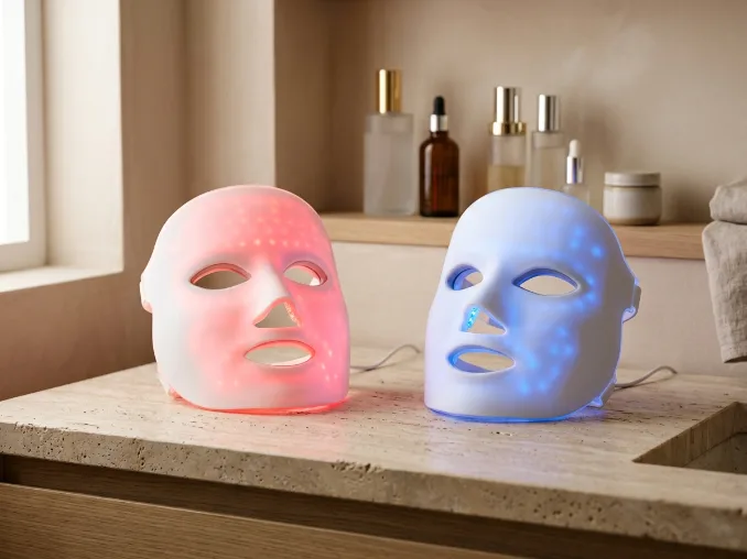 Red light vs blue light therapy for different skin concerns